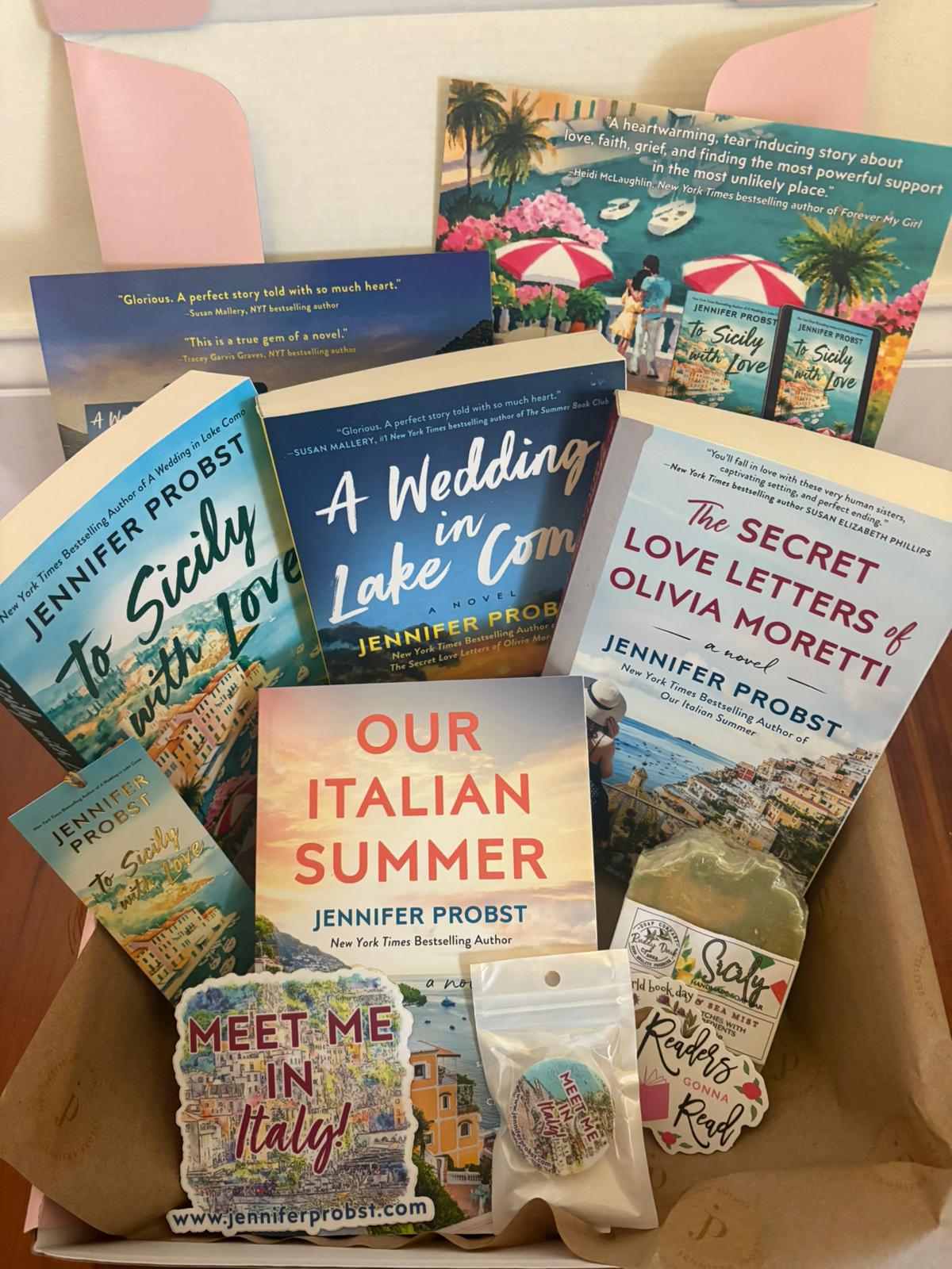 The Ultimate Meet Me in Italy Book Box Bundle