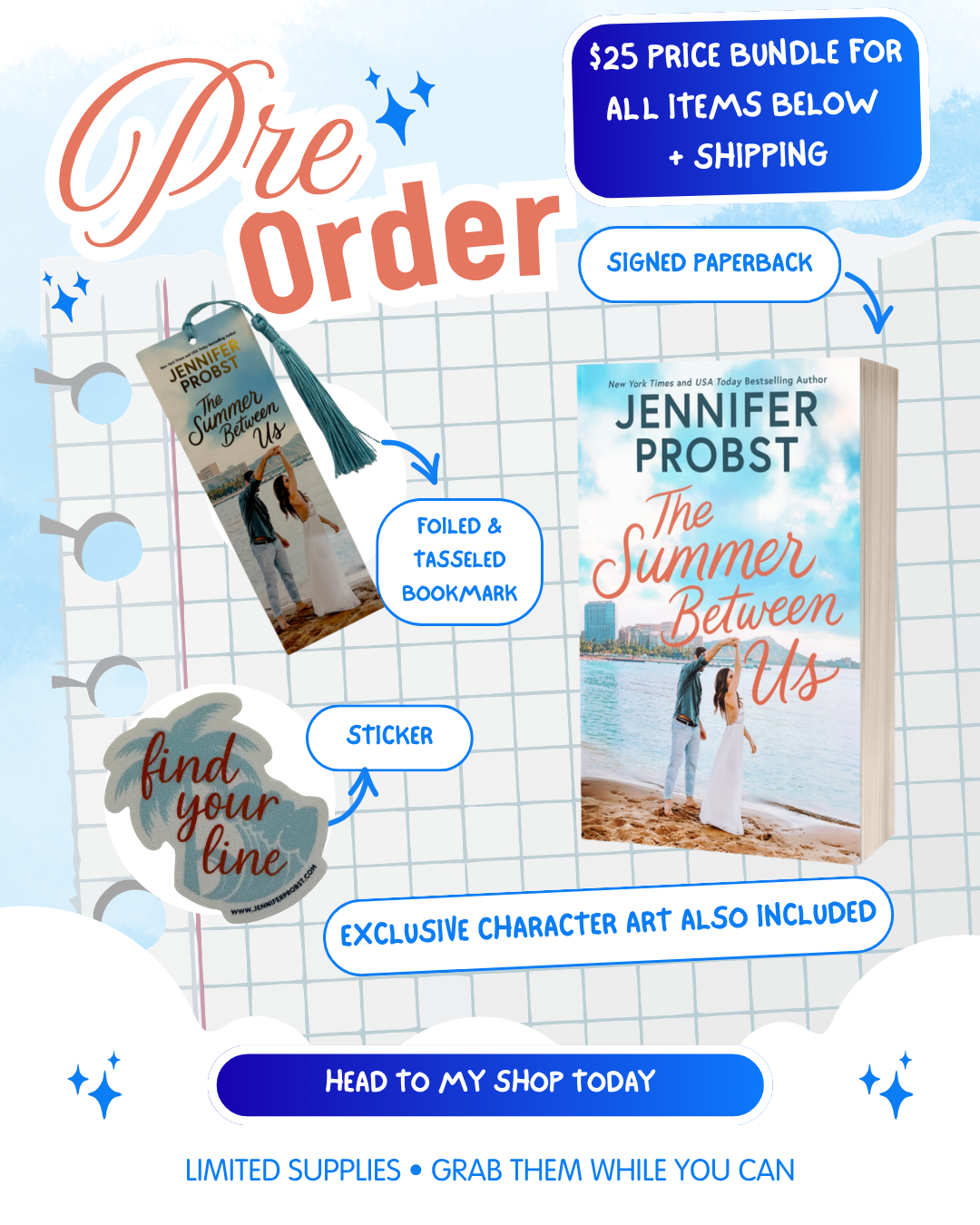 Signed Paperback Pre-Order Exclusive – The Summer Between Us