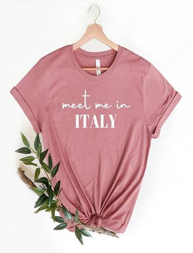 Meet Me in Italy tshirts - V neck